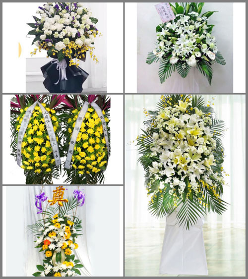 福建福州长乐市金峰镇三星村白事花篮预定